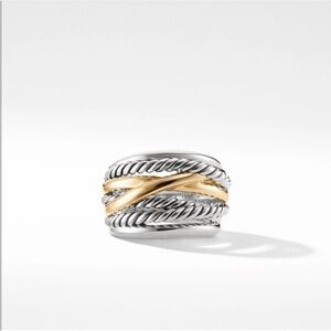 David Yurman Crossover Ring w 14k Gold